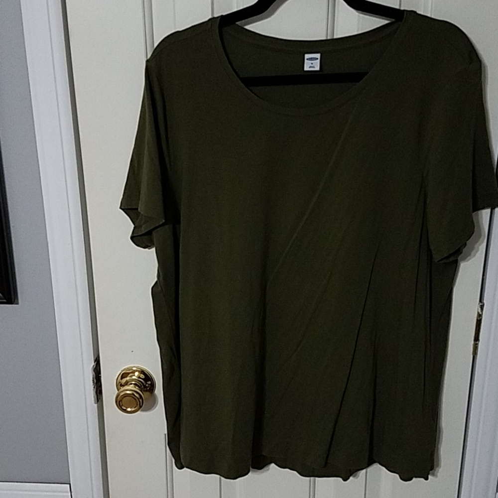 olive green shirt